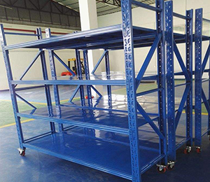 帶輪子中型貨架